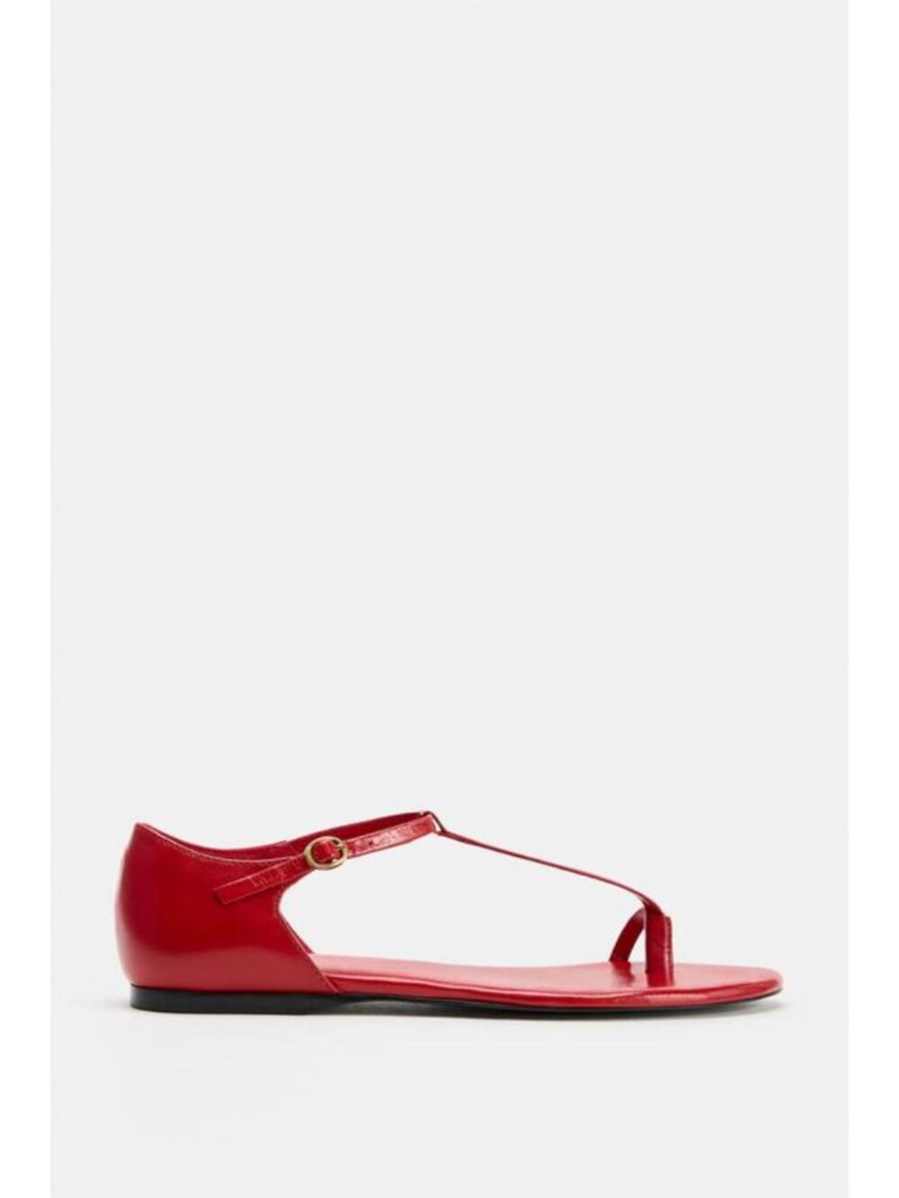 ZARA STRAPPY LEATHER FLAT SANDALS 1605/710/600 - Picture 3 of 6